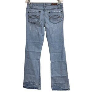 Vintage A&F Womens Sz 8 Low Rise Destroyed Flare jeans Y2K 2000s